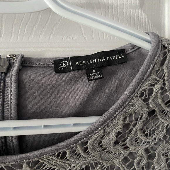 Adrianna Pappel Lace three quarter sleeve top - Picture 3 of 4